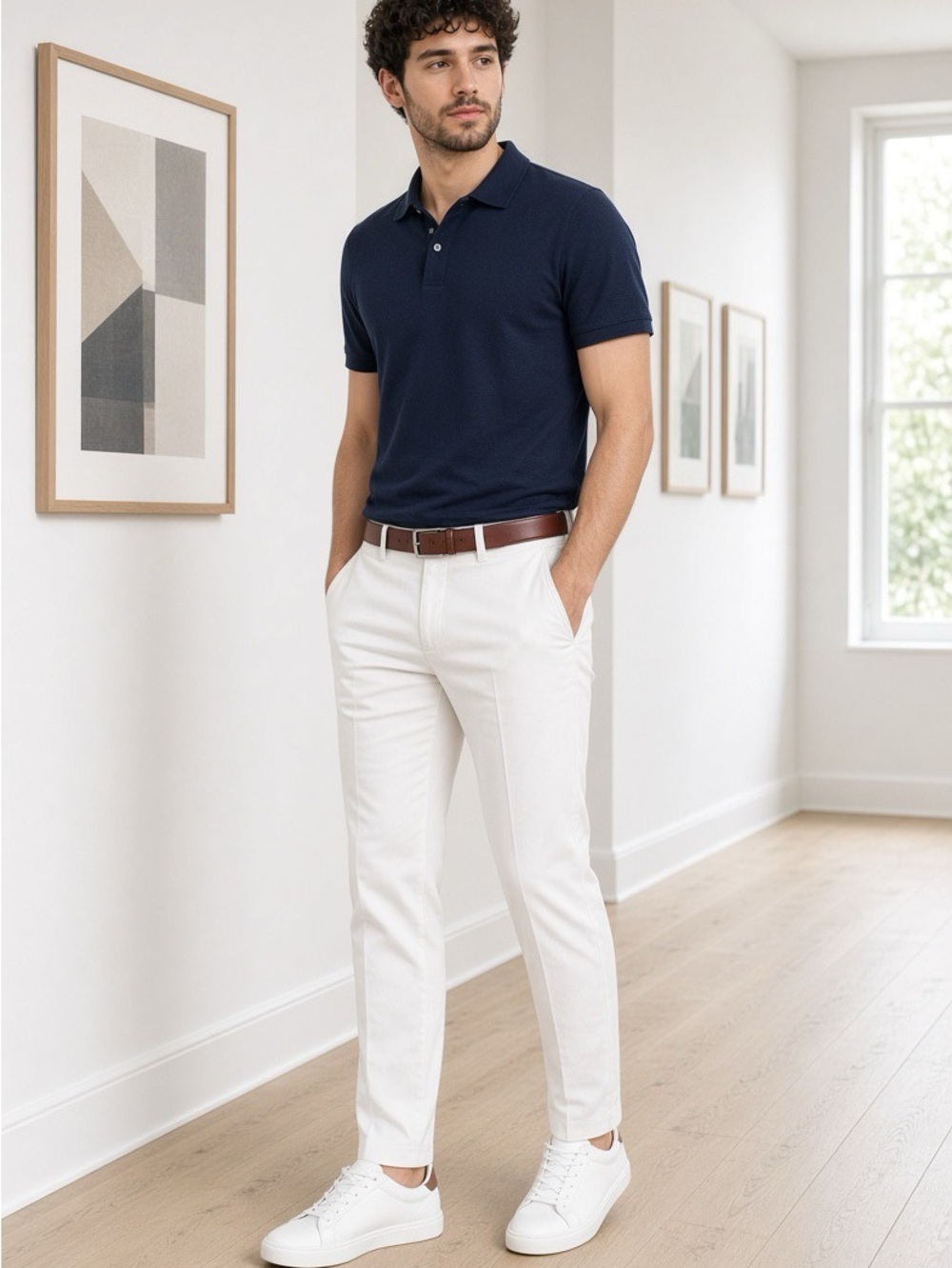 AG Green Label The Slim Khaki 32x33 White Stretch NWOT